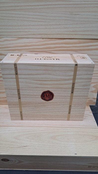 2022 Masseto - Toscane - 3 Flessen (0.75 liter), Verzamelen, Wijnen