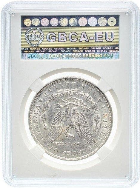 Verenigde Staten. Morgan Dollar 1896. GBCA MS62 (Zonder, Postzegels en Munten, Munten | Europa | Niet-Euromunten