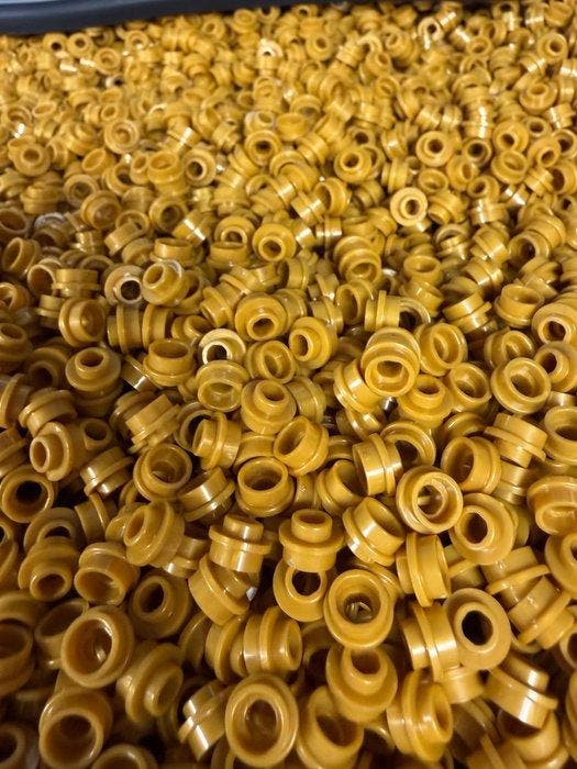 Lego Stenen - Lego 1x1 rond Plate goud 500 stuks, Enfants & Bébés, Jouets | Duplo & Lego