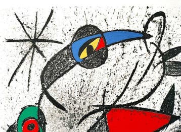 Joan Miro (1893-1983) - Jaillie du Calcaire