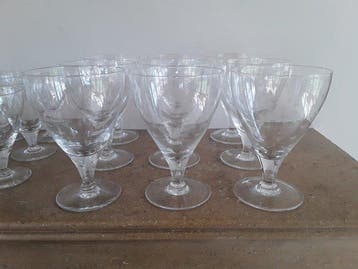 Drinkset (27) - Glas - Belgisch ca 1940