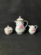 Meissen - Rosa rossa - Servizio da moka - In ottime