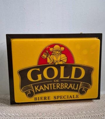 apia paris - Lichtreclame - kanterbrau - Reclamebord -