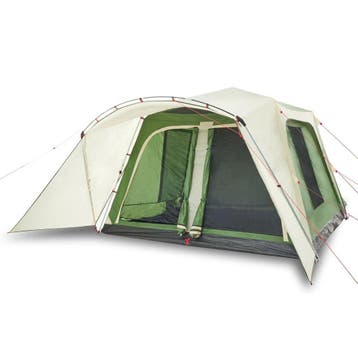 9-persoons tent | Tweede kansje | OP = OP (gezinstent), Caravans en Kamperen, Verzenden, Zo goed als nieuw, Meer dan 6