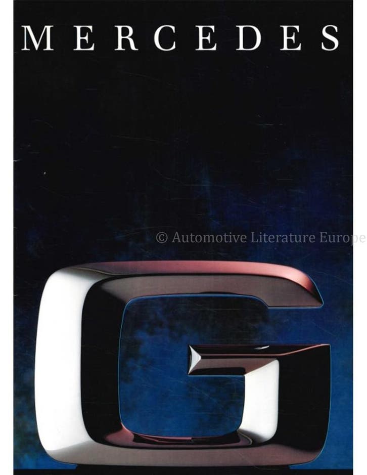 1993 MERCEDES BENZ G KLASSE BROCHURE DUITS, Livres, Autos | Brochures & Magazines