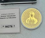 Duitsland. Gold Medal Heinrich von Fallersleben , oro 1/200