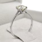 Zonder minimumprijs - Ring - 14 karaat Witgoud - 1.07ct. tw., Nieuw