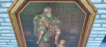 École italienne (XVIII) - Portret schilderij mythische held