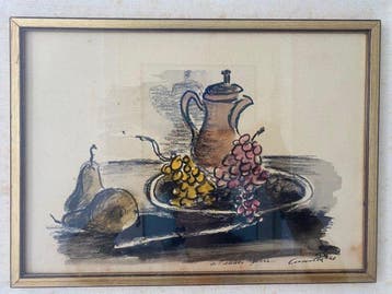 Michele Cascella (1892-1989) - Senza titolo, Antiek en Kunst, Kunst | Schilderijen | Modern