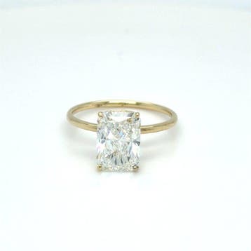 Sans prix de réserve - Bague - 14 carats Or jaune - 4.02ct., Handtassen en Accessoires, Ringen, Nieuw