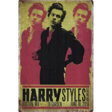 Wandbord Concert Bord - Harry Styles Live On Tour 2018, Nieuw, Poster, Artwork of Schilderij