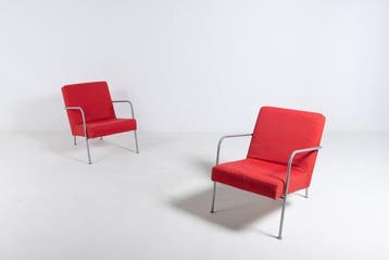 IKEA - Eva Lilja Löwenhielm - Fauteuil (2) - Katoen, Staal, Antiek en Kunst, Antiek | Meubels | Stoelen en Sofa's