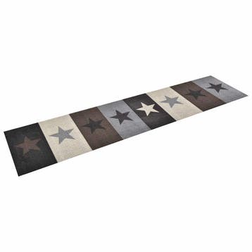 vidaXL Keukenmat wasbaar Stars 60x300 cm, Verzenden