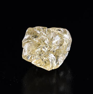 DIAMANT 0,46 KARATS !! Champagne Geel - VVS EXCEPTIONEEL -
