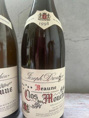 1998 Joseph Drouhin Beaune 1° Cru Clos des Mouches blanc &, Nieuw