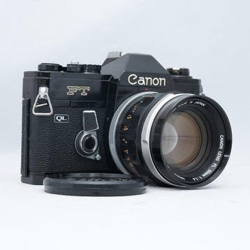 Canon FT QL black + FL 1,4/50mm | Appareil photo argentique, Nieuw
