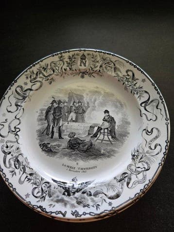 Sarreguemines - Assiette (12) - Porcelaine - Assiettes