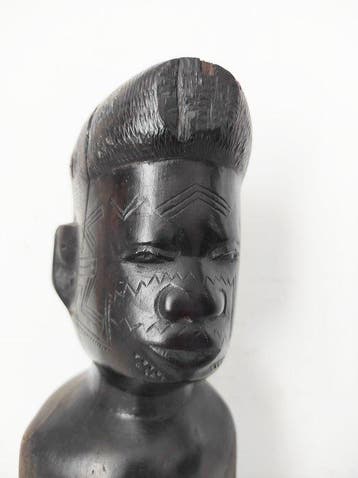 Tête scarifiée - Beeld - Makondé - Tanzania (Zonder