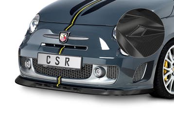 Cup spoilerlip met ABE voor Fiat 500 Abarth 595 CSL490-C, Verzenden