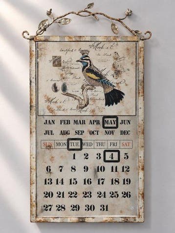 Wanddecoratie - Europa - wandplaat vintage style