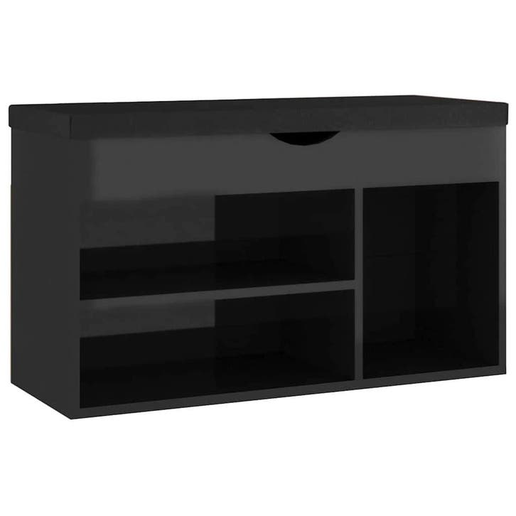 Schoenenbank 80cm zwart | 41% Korting | Retour deal, Huis en Inrichting, Kasten | Schoenenrekken, Zo goed als nieuw, Verzenden
