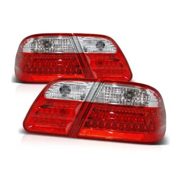 LED achterlichten Red White geschikt voor Mercedes W210, Verzenden