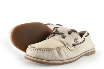 Timberland Instappers in maat 44½ Wit, Kleding | Heren, Schoenen, Verzenden, Overige typen, Gedragen, Wit