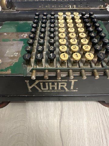 Kuhrt model A - Rekenmachine - 1920-1930, Antiek en Kunst