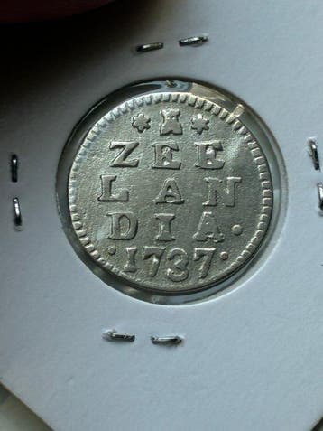 Pays-Bas, Zeeland 2 Stuiver (dubbele wapenstuiver) 1737 / PR