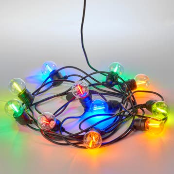 Feestverlichting voor buiten Party 10 Lichtsnoer kleur Incl., Tuin en Terras, Verzenden, Nieuw