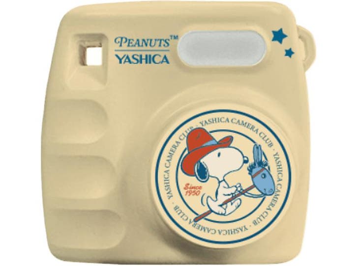 Yashica -  Peanuts Mini Digital Camera - Cream - Beige, Audio, Tv en Foto, Fotocamera's Digitaal, Nieuw, Overige Merken, Verzenden