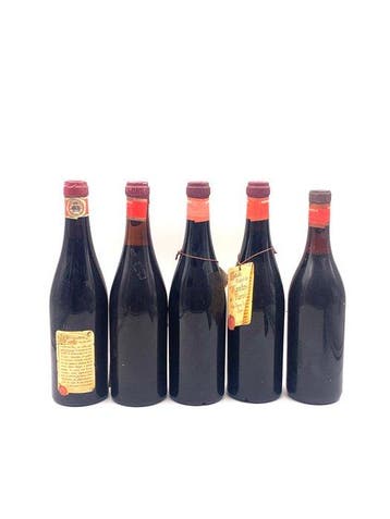 1955, 1958, 1961, 1964 & 1973 Marchesi di Barolo - Barolo -, Verzamelen, Wijnen, Nieuw