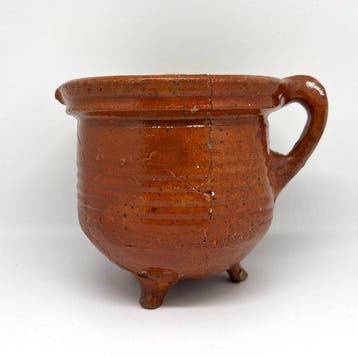 Post-médiéval Poterie graap de kookpot - pot de cuisson en