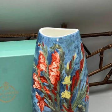Anna Phoebe - Vase - Van Gogh « Vase de glaïeuls rouges »