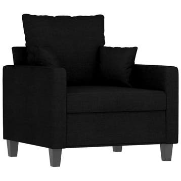 Fauteuil 60 cm zwart - Ideaal voor je kot of eerste wonin..., Huis en Inrichting, Verzenden, Nieuw, 75 tot 100 cm, 75 tot 100 cm