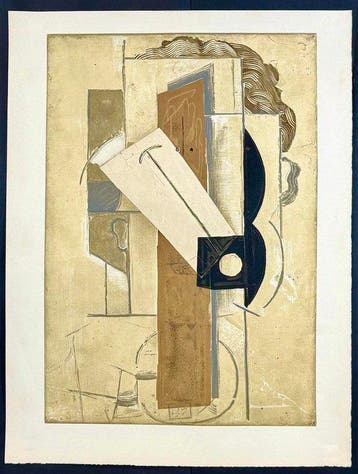 Pablo Picasso (1881-1973), after - Tête de jeune fille à la