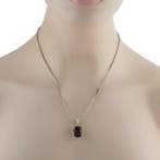 Collier avec pendentif Pendentif-collier en platine avec