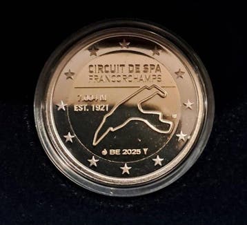 Belgique. 2 Euro 2025 Circuit de Spa Francorchamps (3