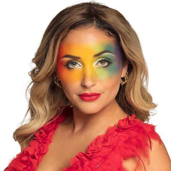 Regenboog Schmink, Hobby en Vrije tijd, Feestartikelen, Nieuw, Verzenden