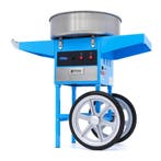 Machine à barbe à papa - Ø 52cm - Bleu - avec chariot -, Verzenden, Nieuw in verpakking