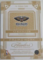 Panini Flawless CJ McCollum 7/8 Gesigneerde kaart,, Verzamelen, Nieuw