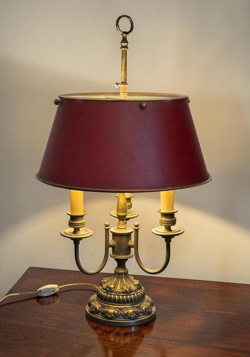 Bouilotte lamp - Messing, Antiek en Kunst, Curiosa en Brocante