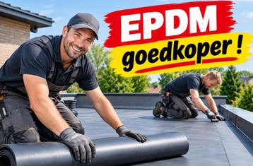 (EPDM) DAKBEDEKKING DEZE MAAND VEEL (max. 49%) GOEDKOPER !, Doe-het-zelf en Bouw, Nieuw, Overige typen