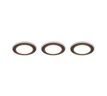 Trio ARGUS inbouwspot | LED | mat zwart | Ø 8,2 cm | IP20 |, Verzenden, Nieuw