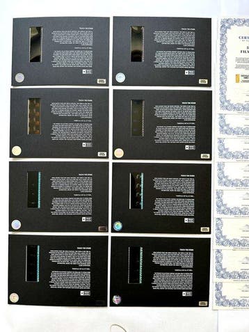Harry Potter – Rare Complete Saga Set of 8 Mounted 35mm Film, Verzamelen, Nieuw