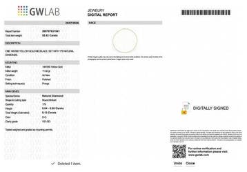 Zonder minimumprijs - Halsketting - 14 karaat Geel goud -, Handtassen en Accessoires, Nieuw