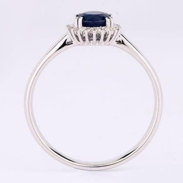 Zonder minimumprijs - Ring - 14 karaat Witgoud - 0.72ct. tw., Nieuw
