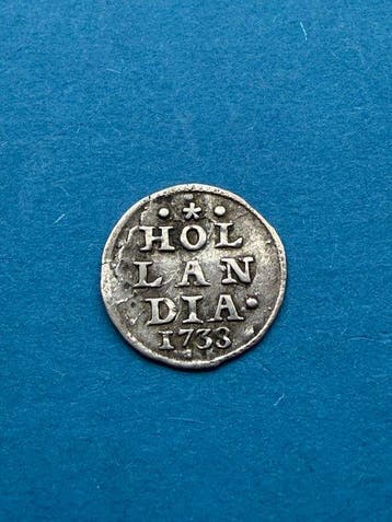 Nederland, Holland Pijl- of Bezemstuiver 1738 (Zonder, Postzegels en Munten