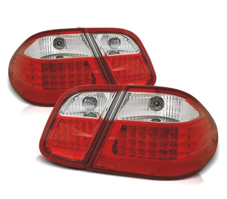 FEUX ARRIÈRE POUR MERCEDES CLK W208 97-02 ROUGE CHROMÉ, Autos : Pièces & Accessoires, Éclairage, Envoi
