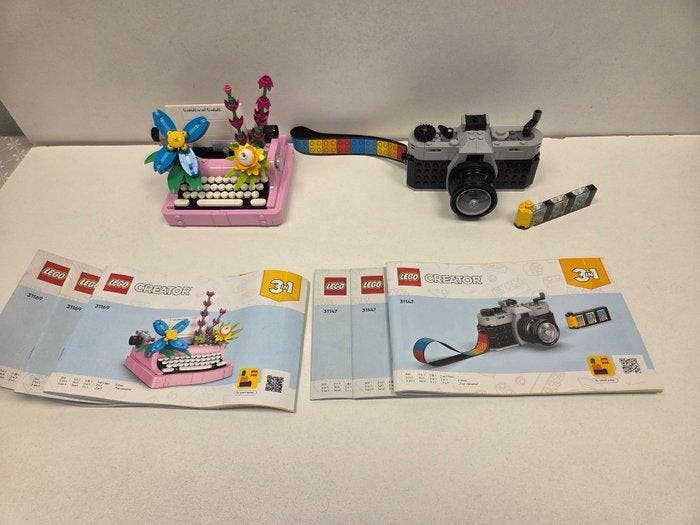 Lego Set - Creator - Typemachine met bloemen 31169 + Retro, Kinderen en Baby's, Speelgoed | Duplo en Lego